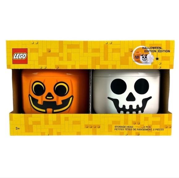 🆕 LEGO 🎃 Halloween Storage Heads Set